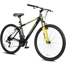 WEIZE Hardtail Mountain Bike, 29 Inch Wheels Outdoor Cycling Bike, 21-Speed Trigger Shifter, Aluminum Frame for Women and Men, Comfort Saddle, MTB Bicycle with Suspension Fork