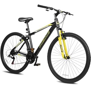 WEIZE Hardtail Mountain Bike, 29 Inch Wheels Outdoor Cycling Bike, 21-Speed Trigger Shifter, Aluminum Frame for Men and Women, Comfort Saddle, MTB Bicycle with Suspension Fork