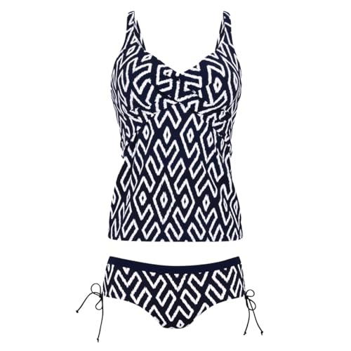 Anita - Tribal Monotones - Tankini-Set (44D Dunkelblau)