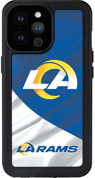 Skinit Waterproof Phone Case Compatible with iPhone 14 Pro Max - Officially Licensed NFL Los Angeles Rams Design