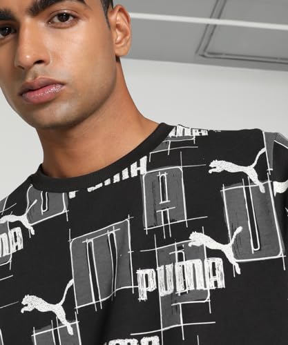 Image of Puma Men's Polyester Regular Fit T-Shirt