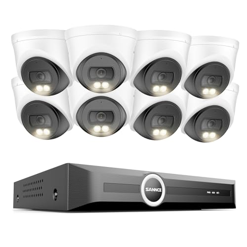 SANNCE Kit Telecamere Videosorveglianza Esterno, 6 MP 8 CH NVR