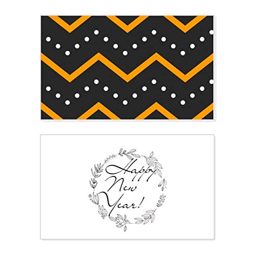 Tarjeta de felicitación de Halloween y Año Nuevo con elegante mensaje conmemorativo de bendición