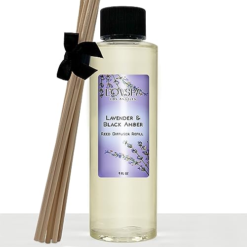 Recarga Ambientador Varillas Lavender & Black Amber 4 oz miniatura 2