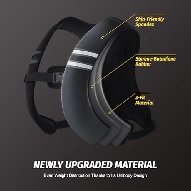 ZELUS Weighted Vest, Silicone Soft Iron Weight Vest for Men and Women, Body Weight Vest with Reflective Stripe & Armband Pouch for Home Gym Strength Training Weight Loss Workout.