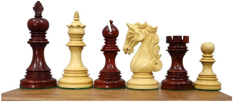 The Shera Series Luxury Chess Set - Triple Weighted Staunton Chess Pieces with 2 Extra Queens