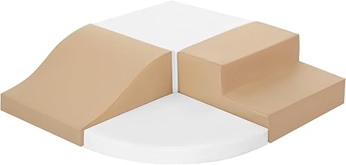 Miniatura 9 de Bloques de espuma para escalada para niños: juguetes para niños pequeños para diversión en interiores y exteriores - Estructura de juego de cuero PU