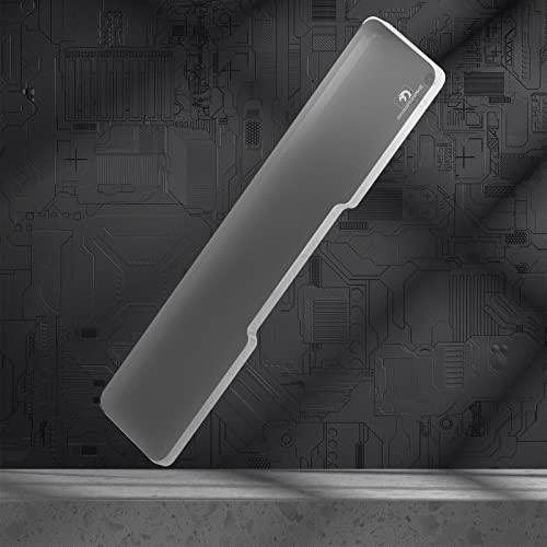 Image of Acrylic Keyboard Wrist Rest - TENKEYLESS (TKL) 80% Keyboard- Mechanical Keyboards Ergonomic Palm Rest for Computer Keyboard,Anti-Slip Base,Wrist Pad for Laptop,Office & Home-Easy Typing