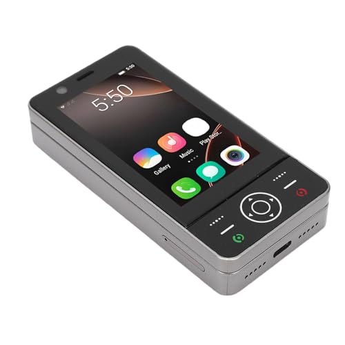 Oreilet Téléphone Coulissant 4G, Double Emplacement pour Carte SIM, Téléphone Portable à écran Tactile 3