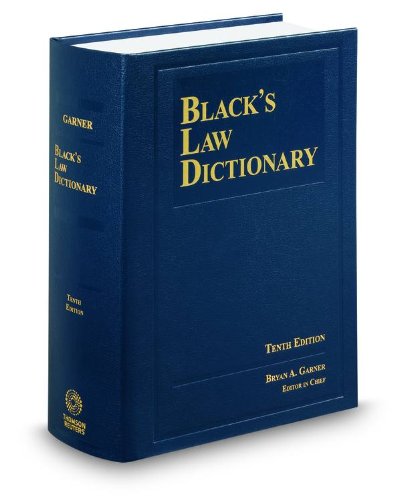 Black's Law Dictionary (BLACK'S LAW DICTIONARY (STANDARD EDITION)) Black's Law Dictionary (BLACK'S LAW DICTIONARY (STANDARD EDITION))