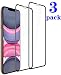 Produktbild QDADZD [3 Stück Panzerglas Schutzfolie für iPhone 11 Pro/X/XS,3D Vollständige Abdeckung, 9H Hartglas, Blasenfrei Installation, Displayschutzfolie Panzerglas für iPhone 11 Pro/X/XS [5.8 Zoll]