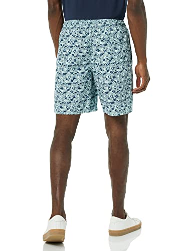 Image of Amazon Essentials Men's 8 inch Inseam Relaxed-Fit Cotton Drawstring Pull-On Walk Shorts, Summer-Weight