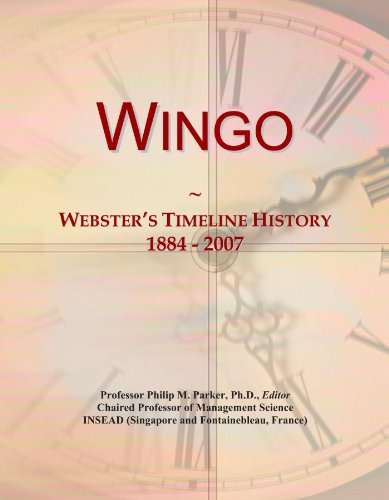 Wingo: Webster's Timeline History, 1884 - 2007