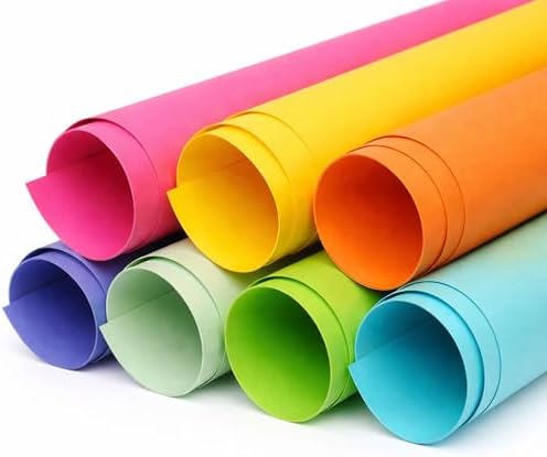 Multicolor Chart Paper Lakeer Multi Colours Chart Paper - 22 x 30 inch Big Size Paper Sheets ...