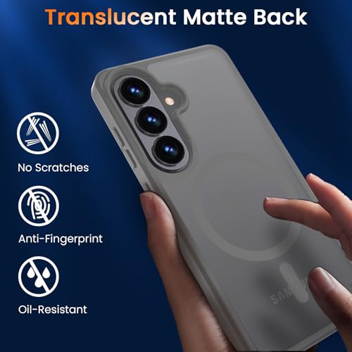 Image of WRJ Magnetic Case for Samsung Galaxy S23 6.1-Inch,Matte Grey