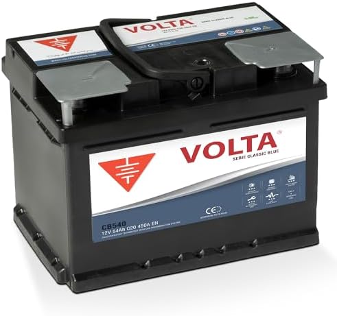 Bateria de Coche Classic Blue 54Ah 450A - Borne +Dcha - Medidas L...