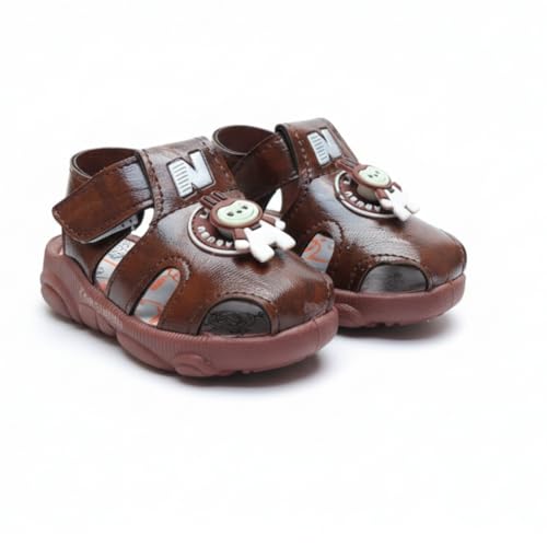 Image of Kids Chu-Chu Sound Musical First Walking Cozy Sandals for Baby Boys and Baby Girls Age 9-22 Months