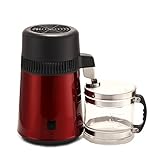 Glas Wasserflasche enthalten 4L Wasserdestilliergerät Wasserdestillierer Wasserdestille Wasser Destille mit Sammelkanne und einem tragbaren