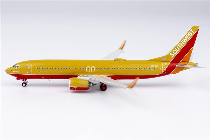 Miniatura 3 de Modelo NG Southwest Airlines para Boeing B737 MAX8 N871HK 1/400 DIECAST modelo preconstruido