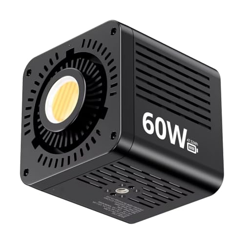 Luz LED regulable de 2500-6500K C60 de 60W con ajuste bi-color continuo para vlog