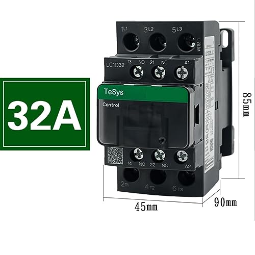 Contacteur tripolaire LC1D32 24V noir pour armoire de commande industrielle 3P