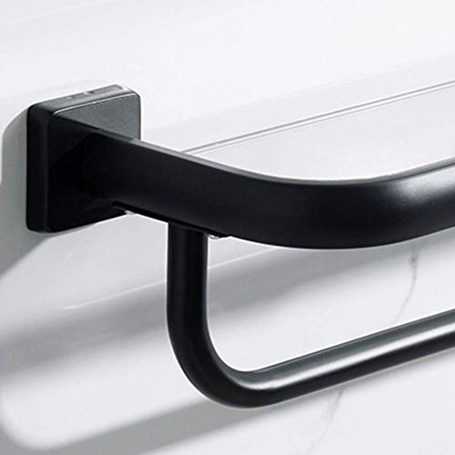 Estante de vidrio para espejo de baño de 40cm con varilla 3