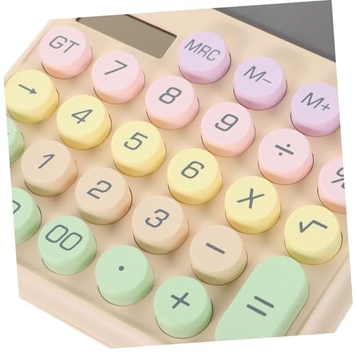 Calculadora de escritorio teclado mecánico DOITOOL pequeña para aprender matemáticas 3