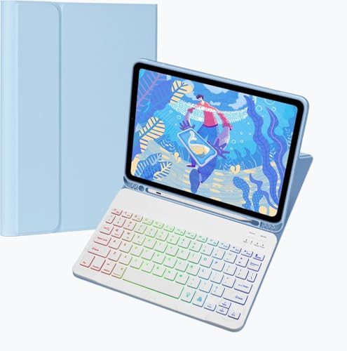 Funda de teclado para Galaxy Tab S9 FE que soluciona la escritura lenta en tabletas