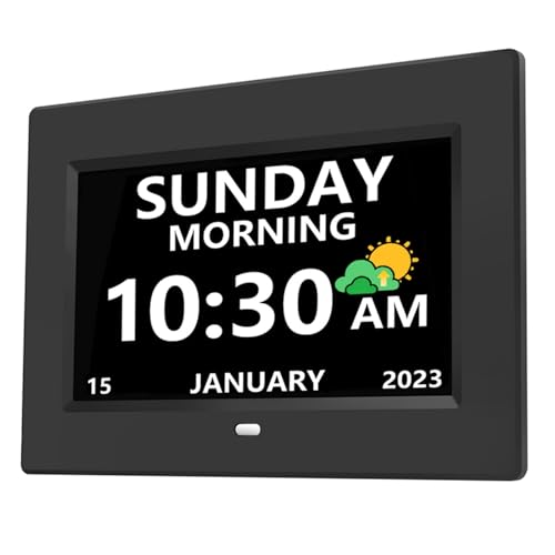 Mrchydz MRCHYDZ003A 7 Inch Clock With Day And Date thumb #7