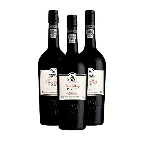 Vin de Porto Noval Fine Ruby - Vin Fortifié - Lot de 3
