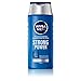 Produktbild NIVEA Men 4er Pack Haar-Pflegeshampoo für Männer, 4 x 250 ml Flasche, Strong Power