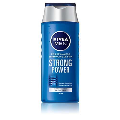 Preisvergleich Produktbild NIVEA Men 4er Pack Haar-Pflegeshampoo für Männer, 4 x 250 ml Flasche, Strong Power