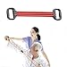 Menolana Figure 8 Resistance Band Arm Shoulder Exercise Foot Leg Hand Stretcher Elastic Rope Stretch Band for Sports Workout Home Gym, Red