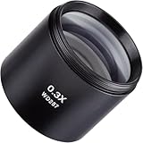 AmScope 0.3X Super Widefield Barlow Lens For SM Series Stereo Microscopes (48mm)