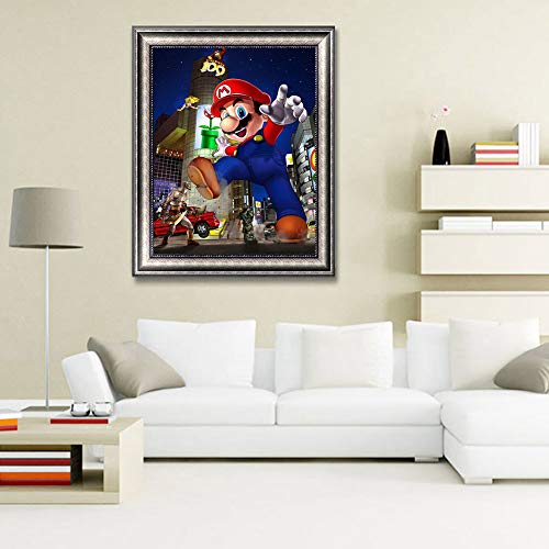 Diamond Painting Anime,Full Drill 5d Diamond Painting Kits for Adults Kids,Anime Diamond Painting Kit for Home Wall Decor Gift(Anime Diamond Painting,12x16Inch)