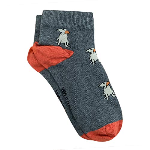 Image of Mint & Oak Men Ankle Socks, Printed Funky Socks, Cotton Unisex Ankle Length Sock, Odour Free Socks - Pack of 1