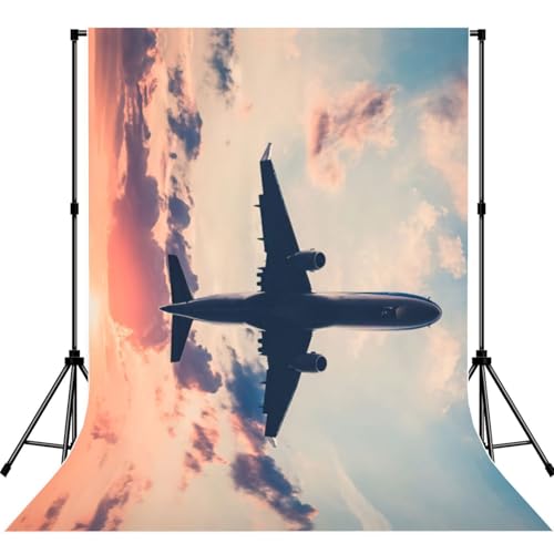 Toile de fond avion et ciel pour l'anniversaire de votre enfant