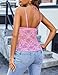 Avidlove Date Night Tops for Women Lace Cami Sexy Camisole Tops Y2K Summer Tank (Pink, L)