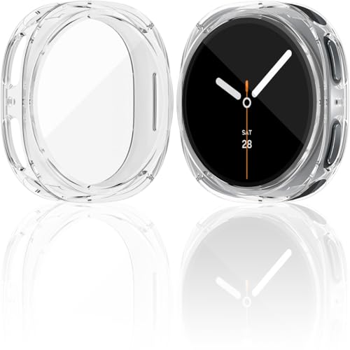 RICHONE (b`[) Samsung Galaxy Watch 8 40mmXN[veN^[P[XΉ \tgTPUیtFCXJo[ _ȃop[ANZT[ NA Galaxy 8 Watch 40mm fB[X Y 