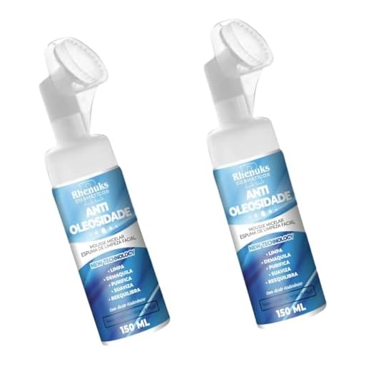 Kit 2 Mousse Micelar Oleosidade Espuma De Limpeza Facial 150ml