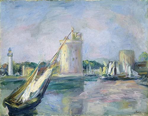 Impression de qualite peinture huile Renoir La Rochelle toile tendue salon chic