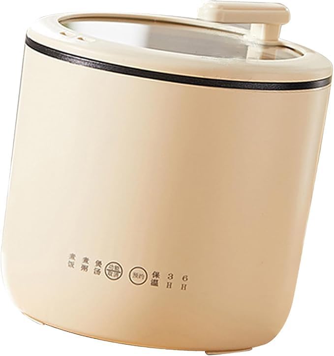Miniatura 4 de Mini vaporizador de arroz de 220 V para dormitorio, máquina Cn Maker de baja potencia, olla de gachas de avena para el hogar, olla arrocera