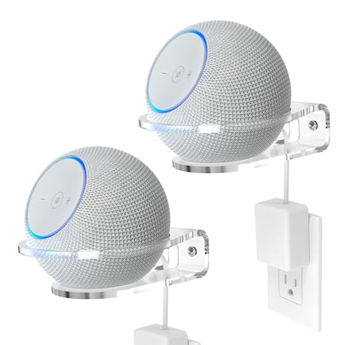 Support mural pour HomePod mini acrylique pour une cuisine et un salon épurés
