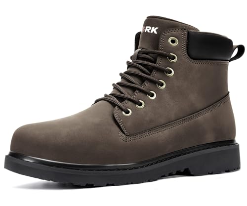 Image of LARNMERN Soft Toe Work Boots Men Waterproof Non Slip Lightweight Shoes | 6 Inch Leather Comfortable Durable Insulated Construction Hiking Tactical Motorcycle Chukka Dress Botas