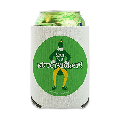 Elf Movie Son of a Nutcracker! Can Cooler - Drink Sleeve Hugger Collapsible Insulator - Beverage Insulated Holder