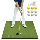 Bltend Golf Mat: Heavy-Duty Golf Hitting Mats Practice Outdoor/Indoor, Elite Dense Artificial Turf Matt Training Aid for Backyard/Garage/Driving Range/Simulators, 5x3ft