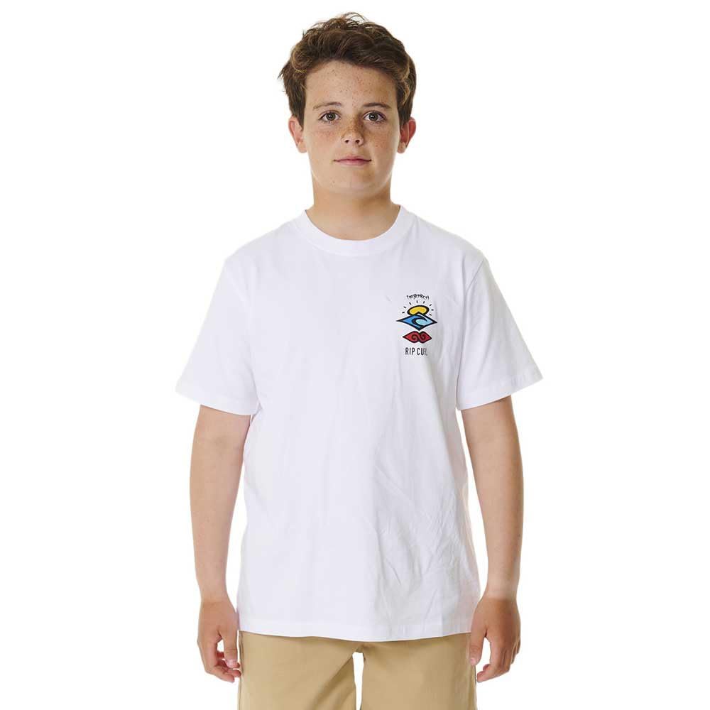 Rip Curl Boys White Junior Ripcurl Search Icon Tee