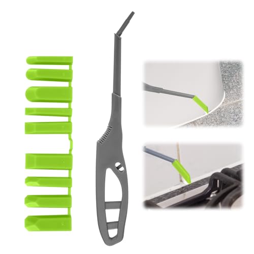 9-in-1 Silicone Caulking Tools, Silicone Seam Tools Silicone Caulking Tool Set, Silicone Smoothing Tool, Silicone Sealant Finishing Tool Silicone Applicator Tool for Small Tighter Spaces, with Tips