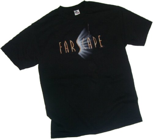 Sci-Fi Channel Farscape TV Show Logo Adult T-Shirt, X-Large Black