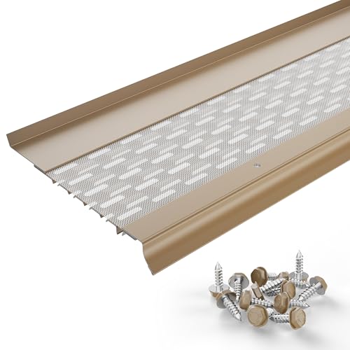 Image of Micromesh Gutter Guards, 6 Inch, 6 in Sample, Wicker